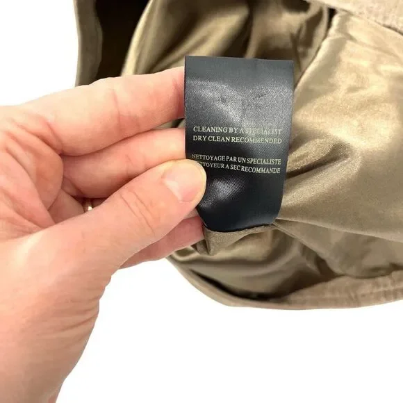 Blank NYC‎ 100% genuine suede leather mini skirt Size 31 brown - Picture 9 of 9